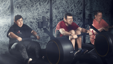 Group disability fitness rowing